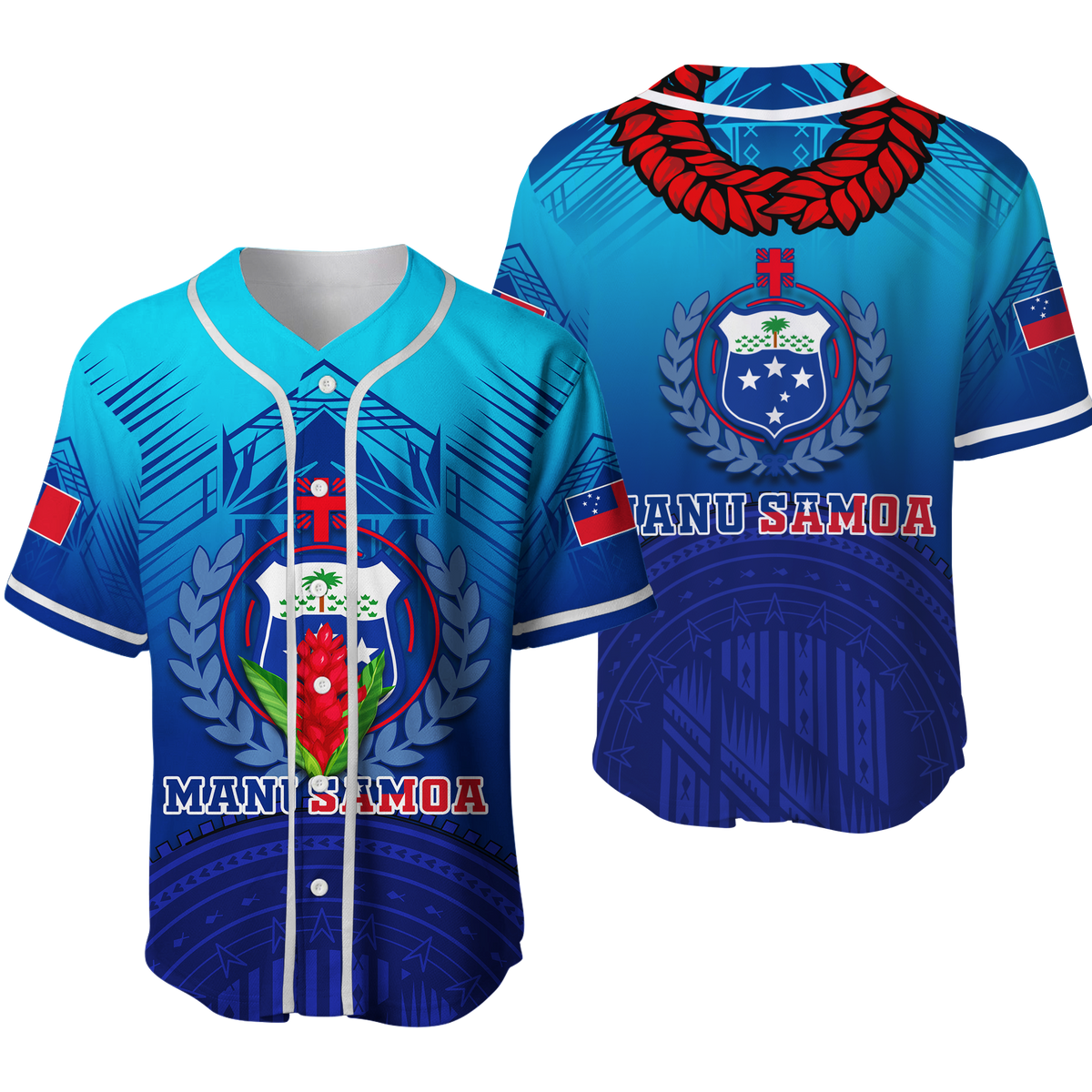 Manu Samoa Legend Baseball Jersey - LT12 - Wonder Print Shop