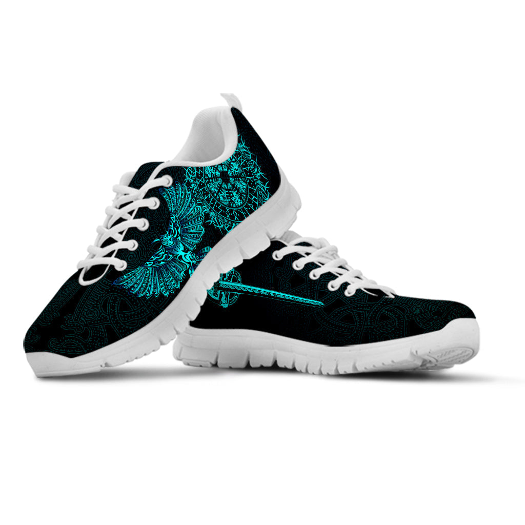 Viking Raven Tattoo Art Sneakers LT12 - Wonder Print Shop
