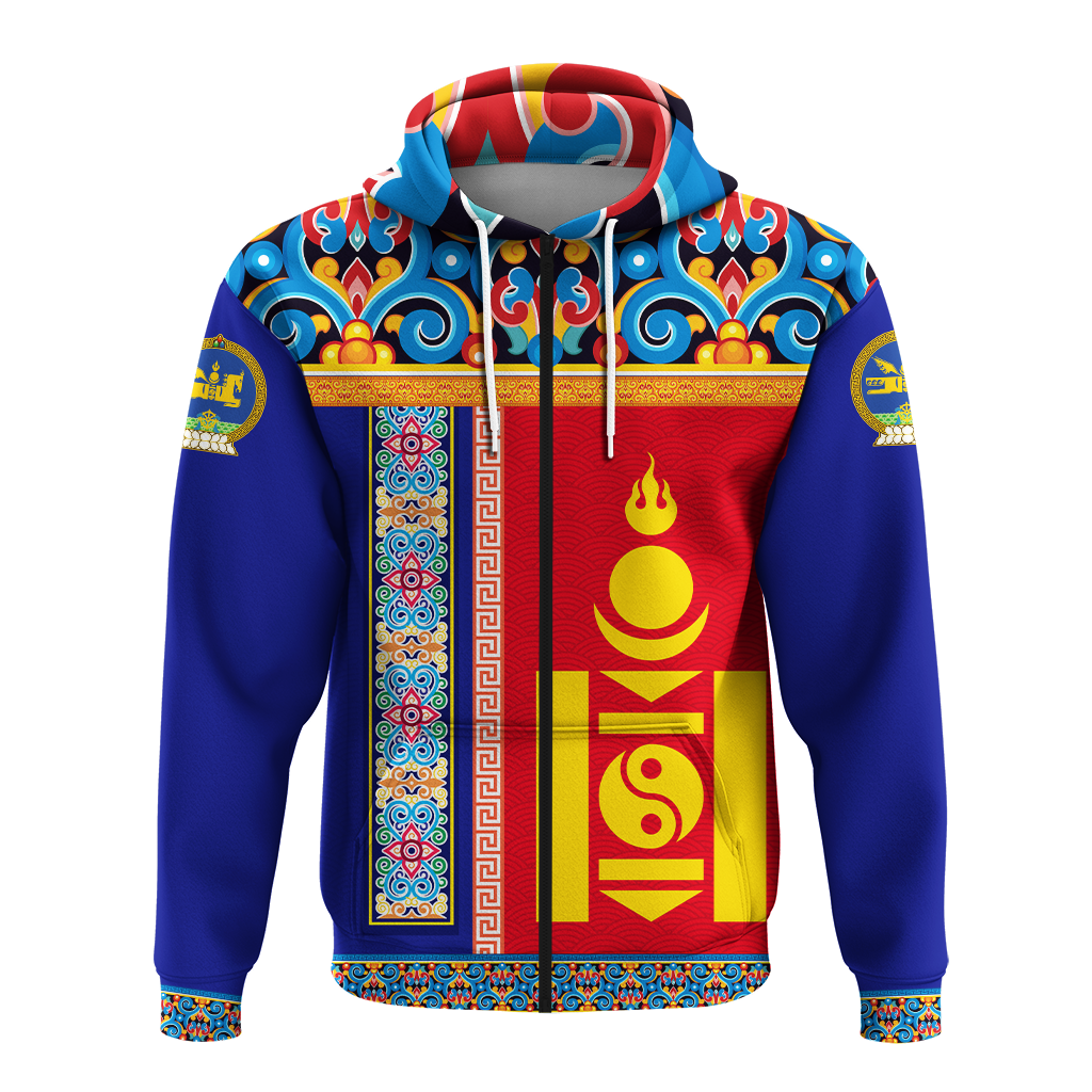 Mongolia Happy Independence Day Hoodie LT2 - Wonder Print Shop