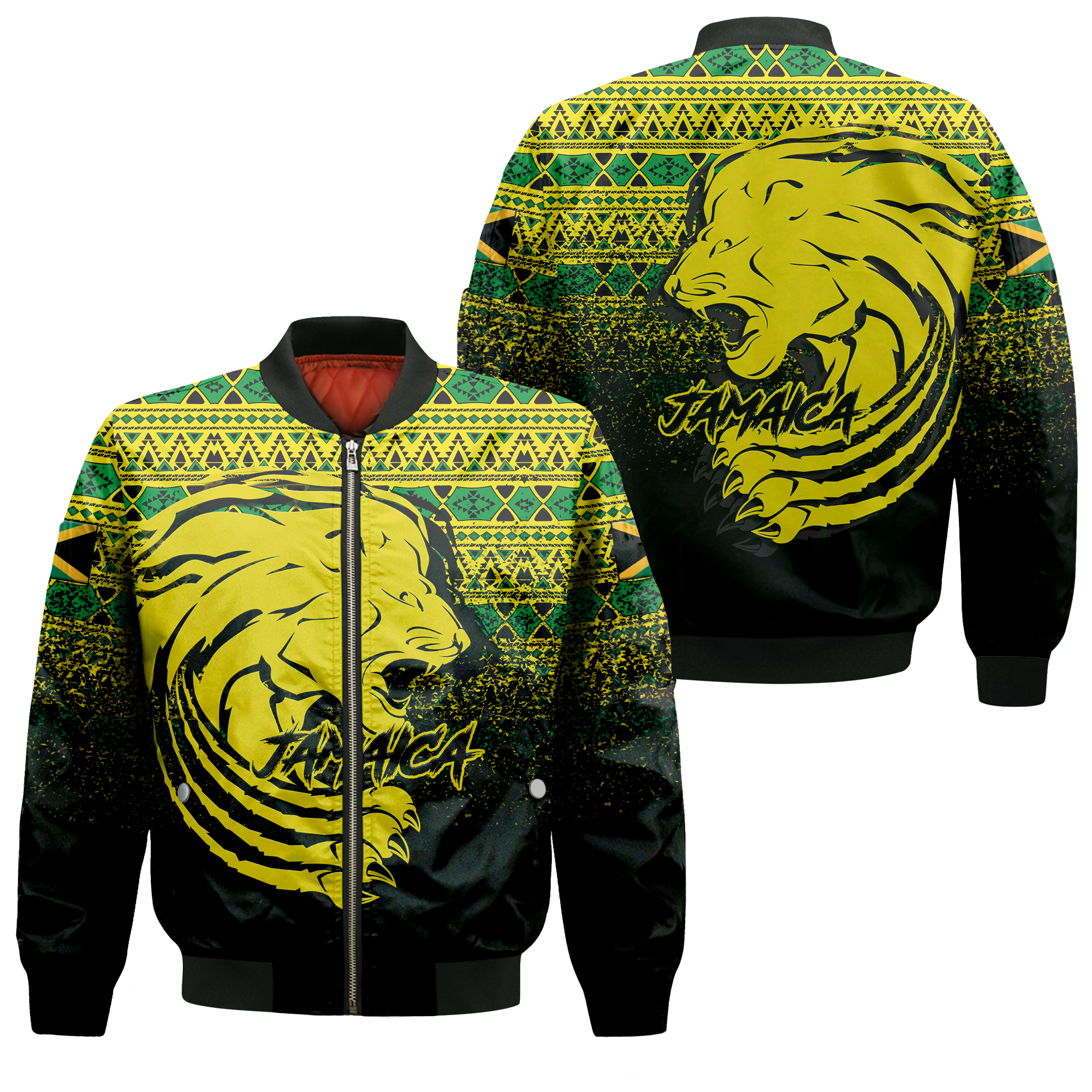Jamaica Lion Legend Bomber Jacket LT12 - Wonder Print Shop