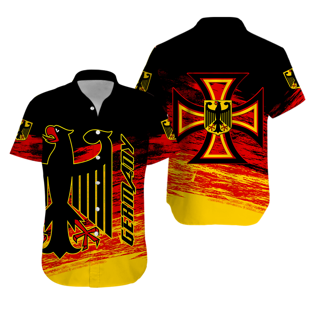 Germany Iron Cross Pride Hawaiian Shirt LT12 - Wonder Print Shop