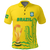 Custom Brazil Champion Polo Shirt Football 2022 LT12 - Wonder Print Shop