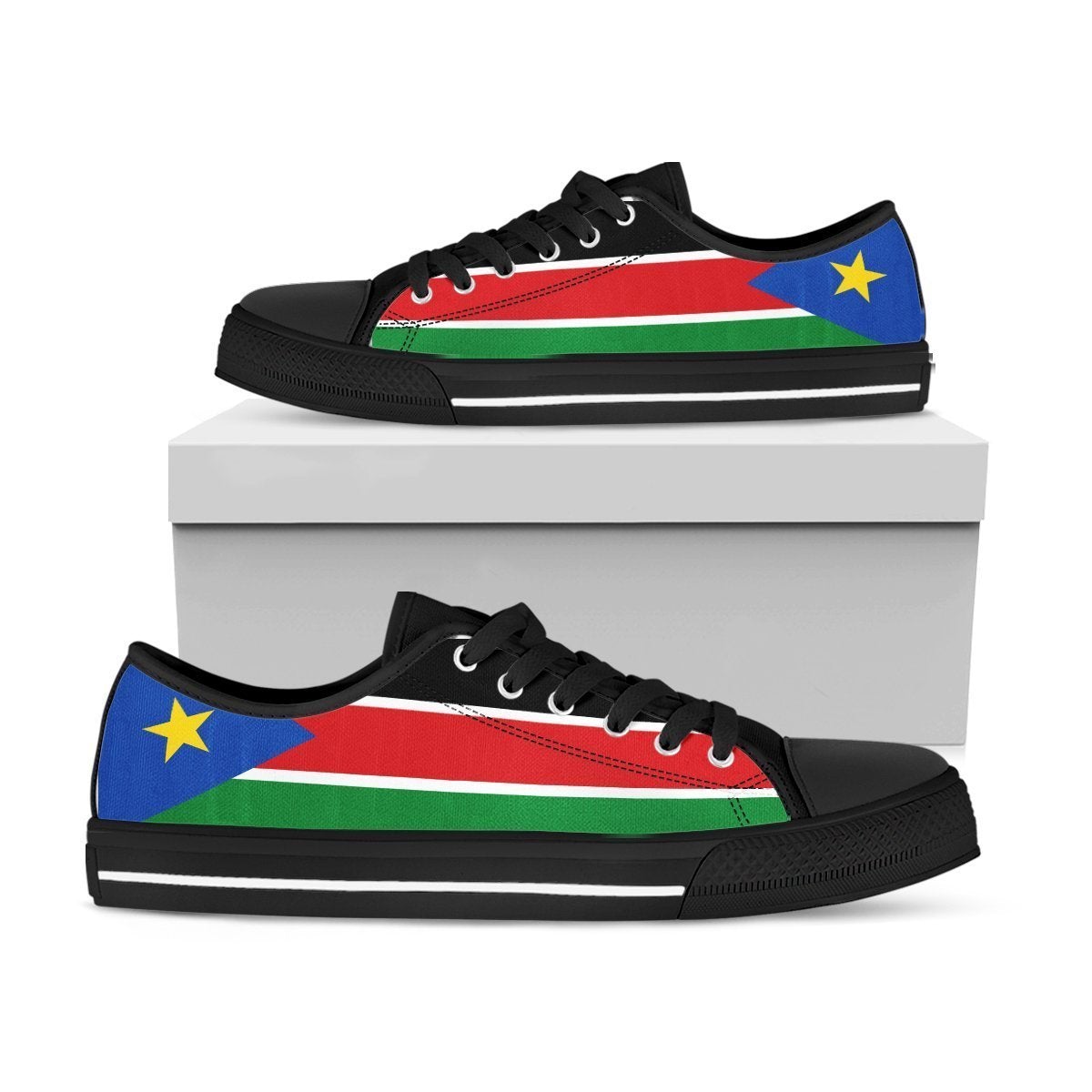african-footwear-south-sudan-flag-low-top-shoe