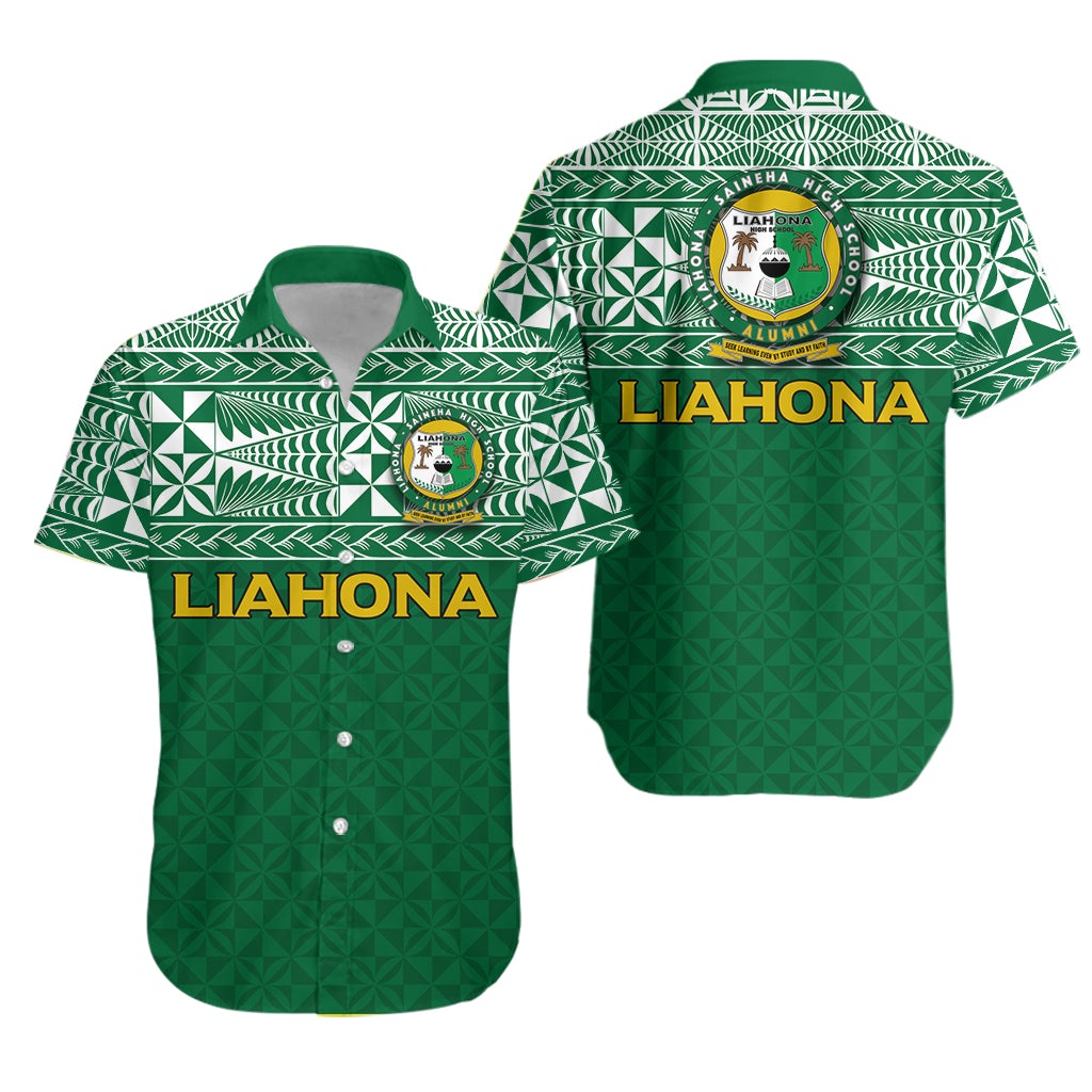 Liahona Tonga Hawaiian Shirt - Tongan Pattern LT12 - Wonder Print Shop