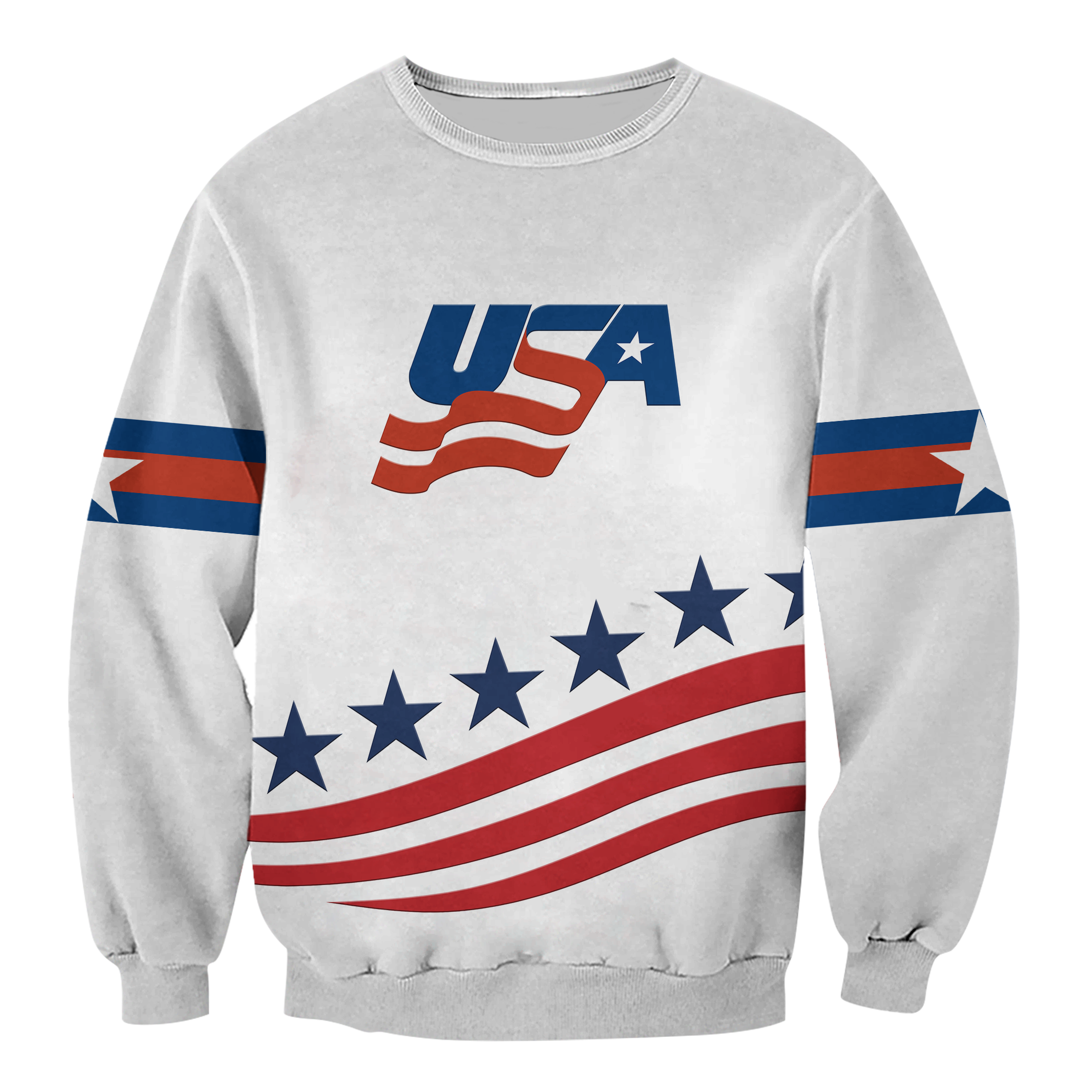 (Custom Personalised) USA Hockey Pride Sweatshirt LT12 - Wonder Print Shop