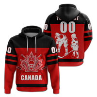 Custom Canada Hockey Team Supporter Fathers Day Hoodie LT12 - Wonder Print Shop