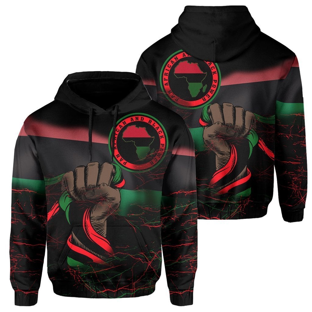 African Hoodie Pan Africanism And Black Power Pullover - Wonder Print Shop