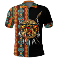 Native American Cherokee Thunderbird Heritage Polo Shirt LT12 - Wonder Print Shop