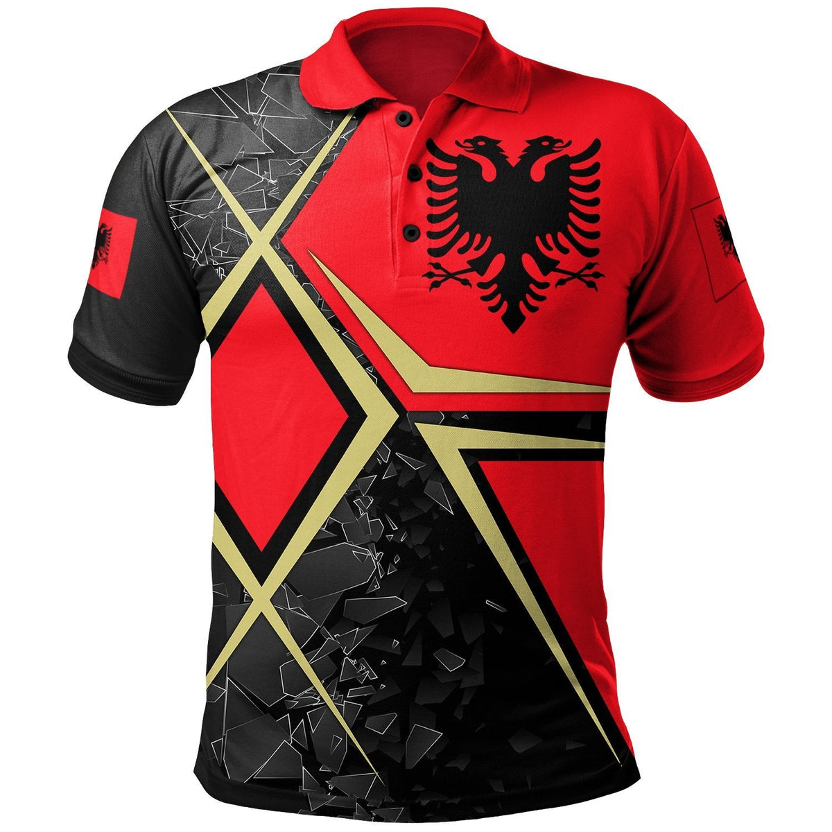 Albania Polo Shirt Albanian Legend - Wonder Print Shop