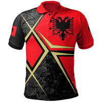 Albania Polo Shirt Albanian Legend - Wonder Print Shop