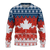 Canada Christmas Merry Christmas Ugly Pattern Sweatshirt - LT12 - Wonder Print Shop