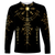 Viking Helm of Awe Gold Art Long Sleeve Shirt LT12 - Wonder Print Shop
