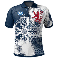 Scotland Polo Scottish Celtic Cross - Wonder Print Shop