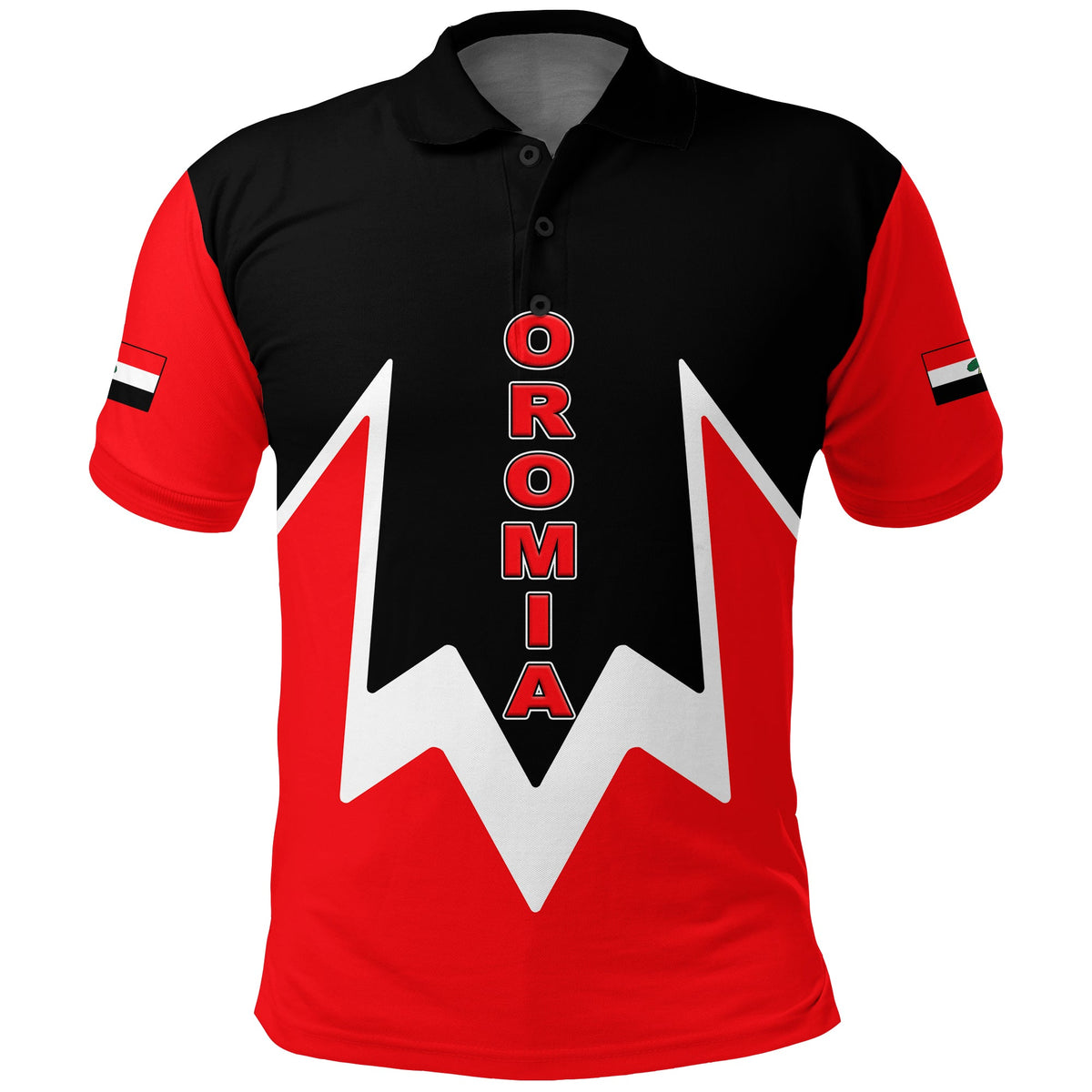 Oromia Region Legend Ethiopia Polo Shirt LT12 - Wonder Print Shop