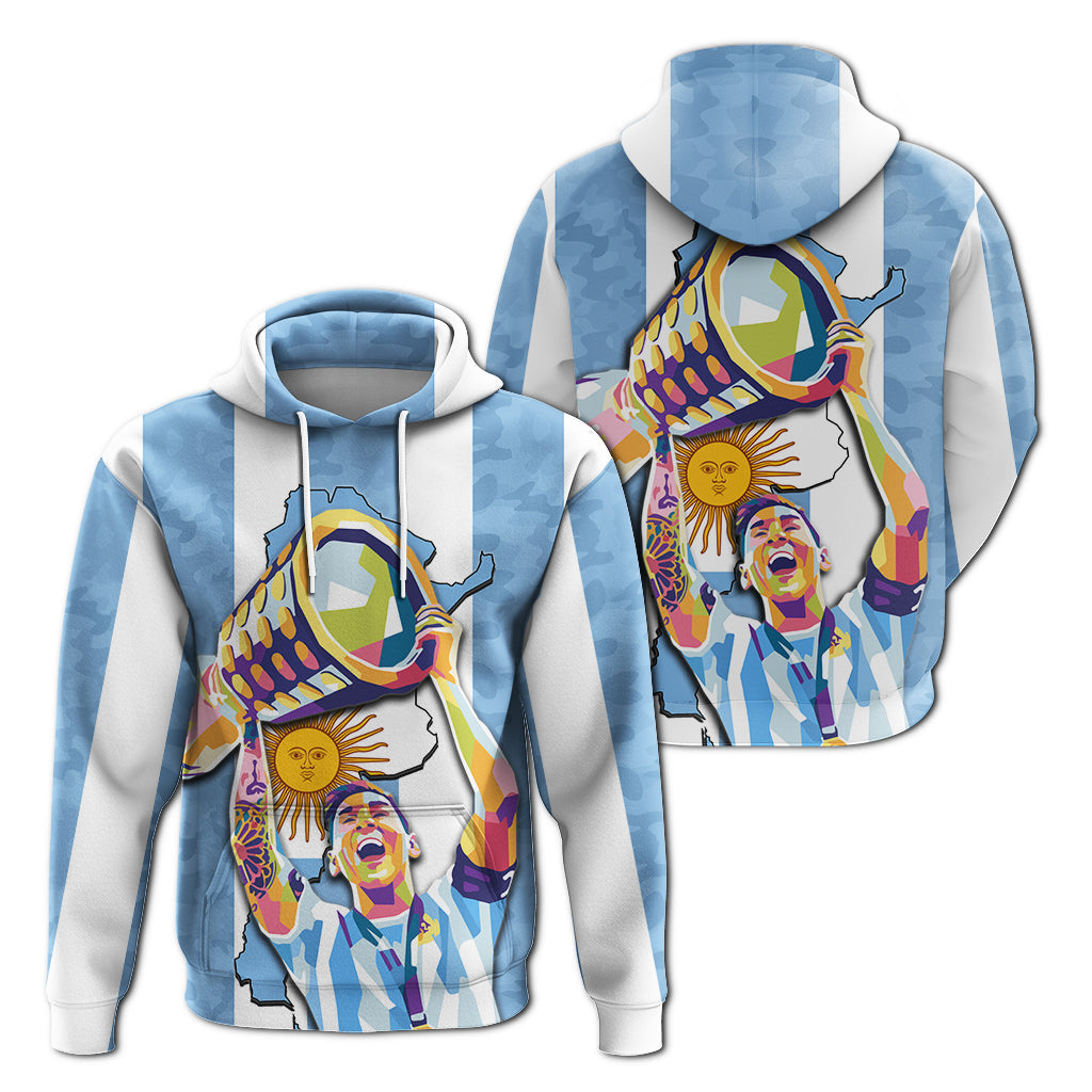 Argentina Copa America 2021 Hoodie LT12 - Wonder Print Shop