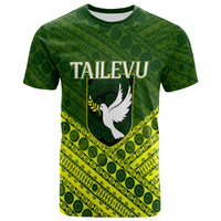Custom Tailevu Rugby Union Fiji Islands T Shirt Tapa Pattern LT12 - Wonder Print Shop