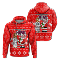 Jesus Santa Christmas Season Hear ye HIM not me Ugly Hoodie LT12 - Wonder Print Shop