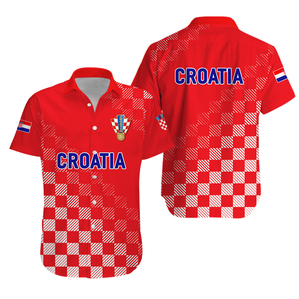 Croatia Football World Cup 2022 Champions Pride Hawaiian Shirt Red - LT12 - Wonder Print Shop