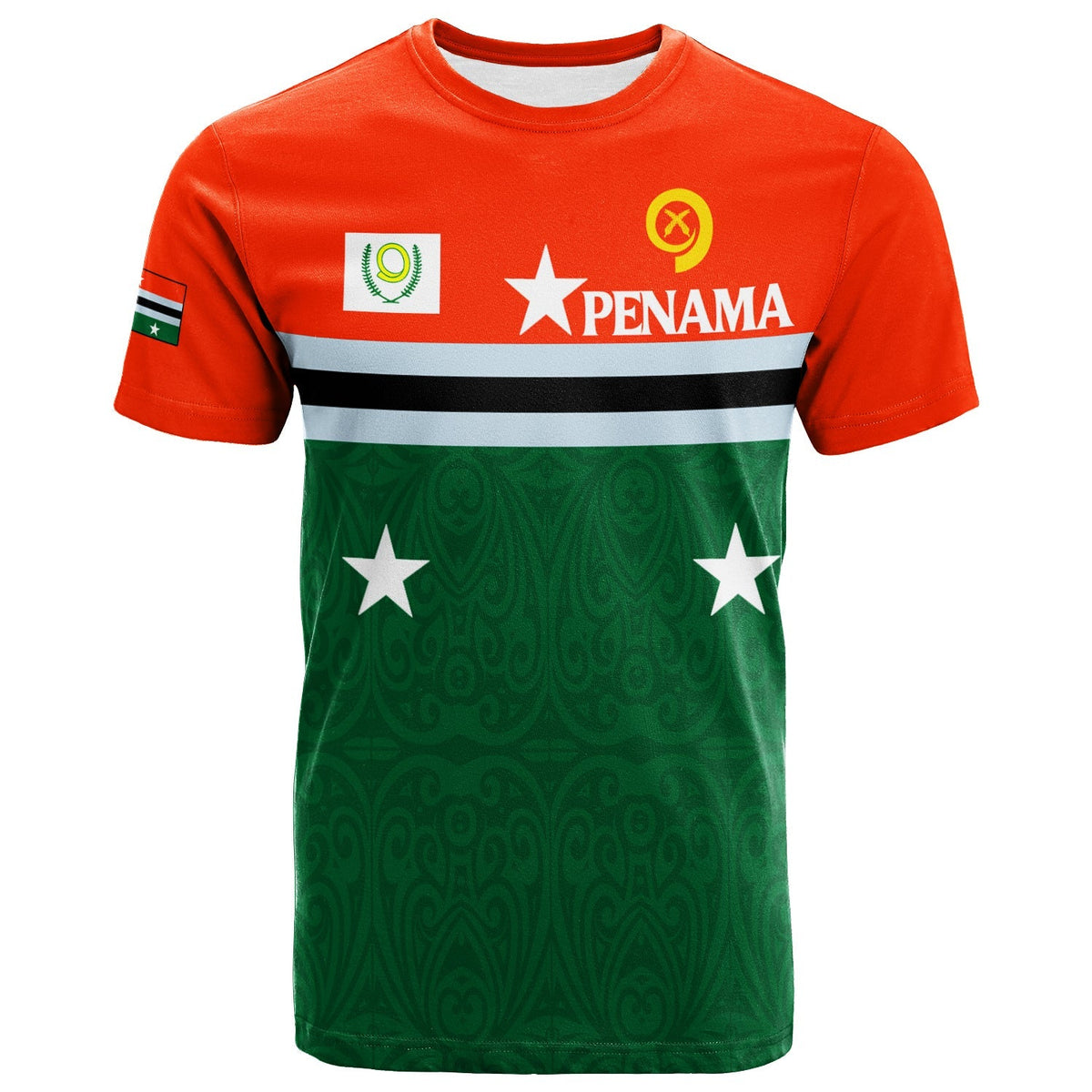 Vanuatu Penama Province T Shirt Flag Style Custom LT12 - Wonder Print Shop