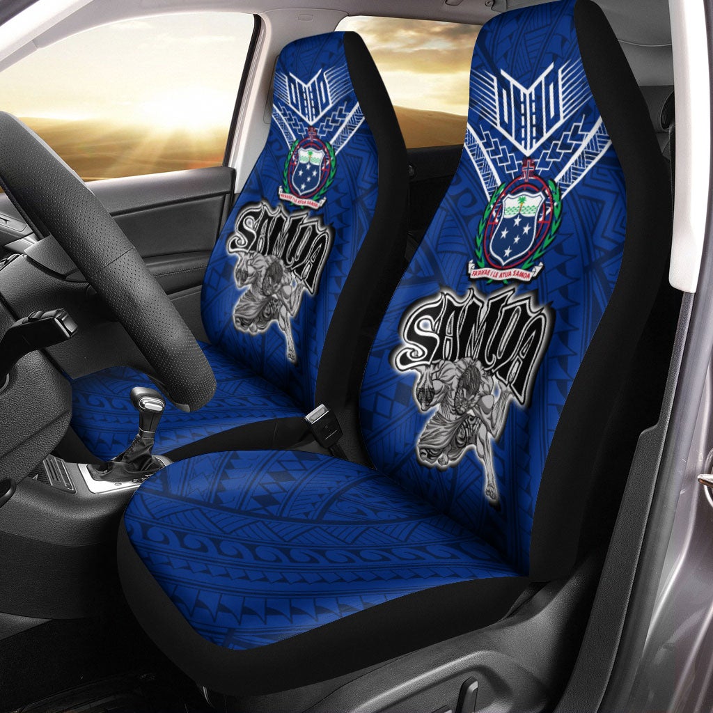 Samoa Car Seat Covers Samoan Warrior Pride LT12 - Wonder Print Shop