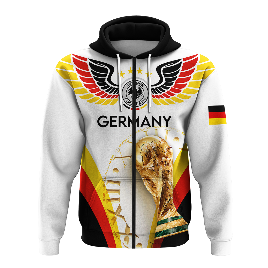 Custom Germany Football 2022 Hoodie LT2 - Wonder Print Shop