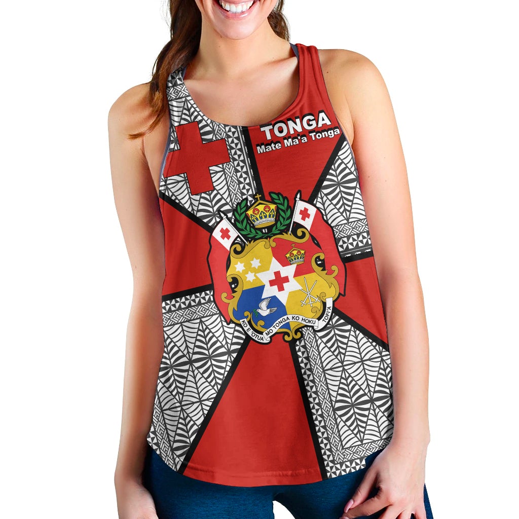 Mate Ma'a Tonga Women's Tank Tongan Patterns LT20 - Wonder Print Shop
