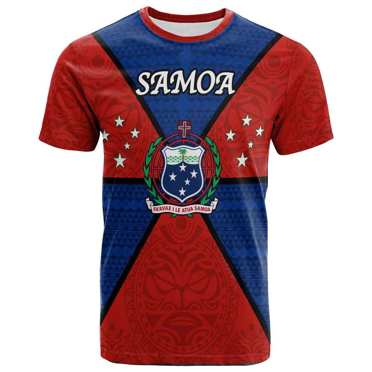 Custom Samoa T Shirt Maori Polynesian LT20 - Wonder Print Shop