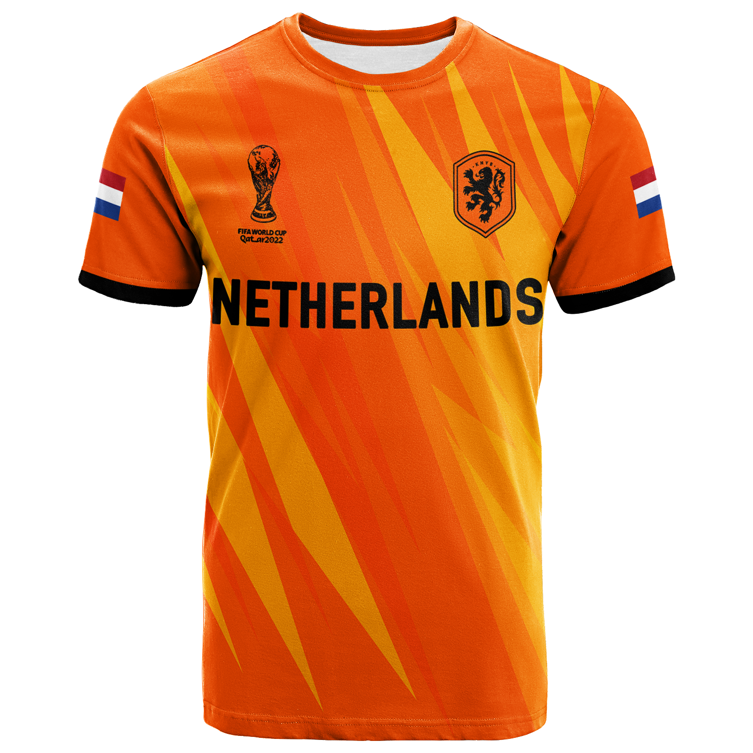 (Custom Personalised) Netherlands Football World Cup 2022 Champions Pride T-Shirt 