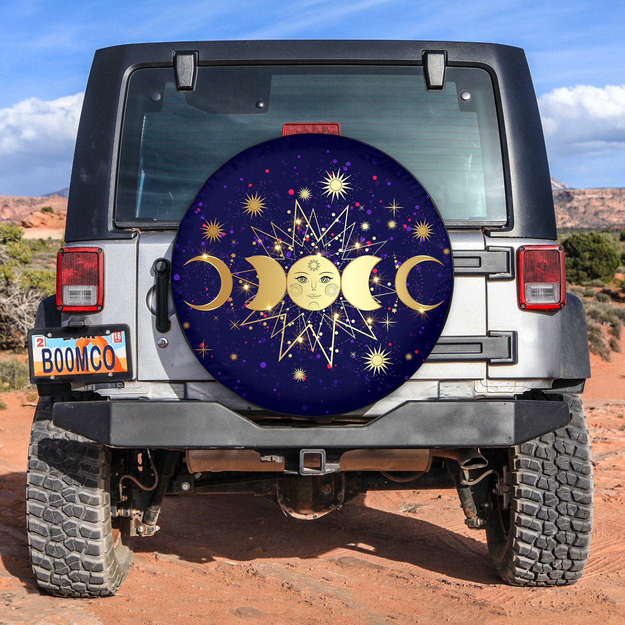 Celtic Triple Moon Pagan Wiccan Goddess Spare Tire Cover LT12 - Wonder Print Shop