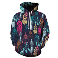 Full Color Dreamcatcher Native American All Over Hoodie LT10 - Wonder Print Shop