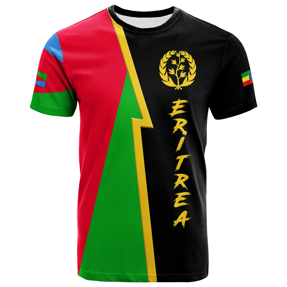 Eritrea Combine Ethiopia Flag Legend T Shirt LT12 - Wonder Print Shop