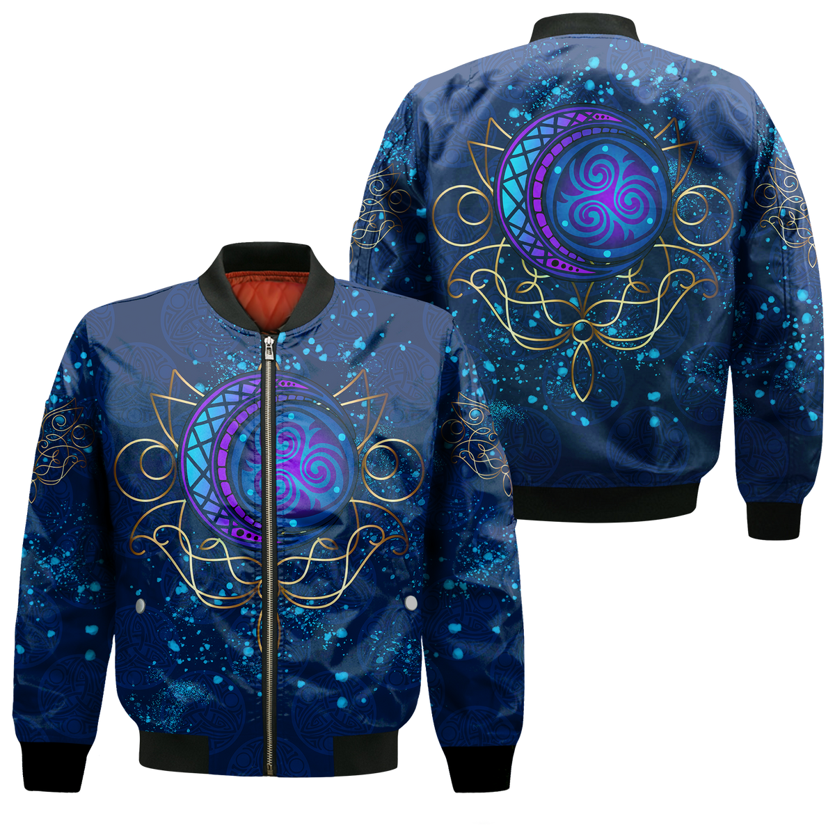 Celtic Moon Elven Style Bomber Jacket LT12 - Wonder Print Shop