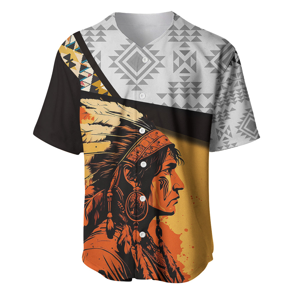 Native American Warrior Arrow Dreamcatcher African Pattern Baseball Jersey - Wonder Print Shop