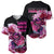 (Custom Personalised) Bass Fishing Pink Baseball Jersey LT9 - Wonder Print Shop