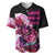 (Custom Personalised) Bass Fishing Pink Baseball Jersey LT9 - Wonder Print Shop