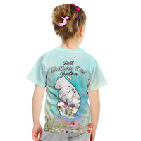Mother's Day Mama Bear Mix Wild Flowers Kid T Shirt TS07 - Wonder Print Shop