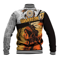 Native American Warrior Arrow Dreamcatcher African Pattern Baseball Jacket - Wonder Print Shop