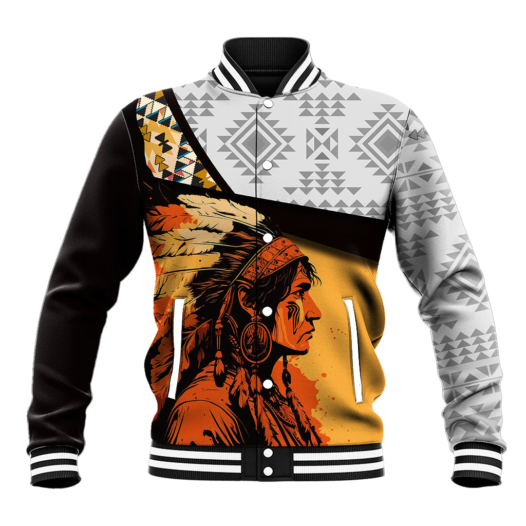 Native American Warrior Arrow Dreamcatcher African Pattern Baseball Jacket - Wonder Print Shop