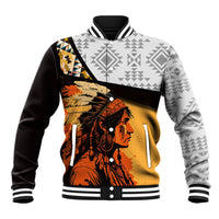 Native American Warrior Arrow Dreamcatcher African Pattern Baseball Jacket - Wonder Print Shop