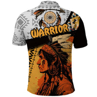 Native American Warrior Arrow Dreamcatcher African Pattern Polo Shirt - Wonder Print Shop