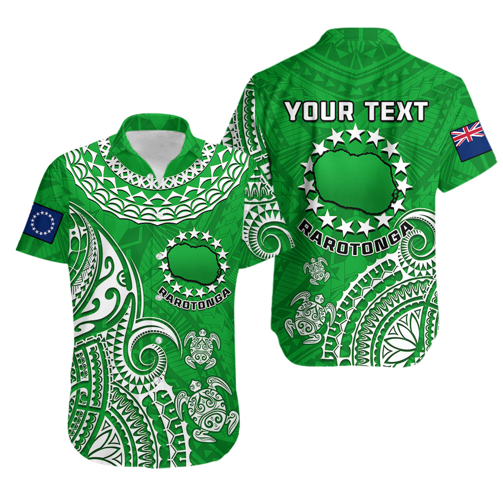 (Custom Personalised) Rarotonga Cook Islands Polynesian Turtle Art Hawaiian Shirt - Wonder Print Shop
