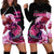 Largemouth Bass Fishing Pink Hoodie Dress - Wonder Print Shop