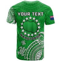 Custom Rarotonga Cook Islands Polynesian Turtle Art T Shirt - Wonder Print Shop