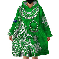 (Custom Personalised) Rarotonga Cook Islands Polynesian Turtle Art Wearable Blanket Hoodie - Wonder Print Shop