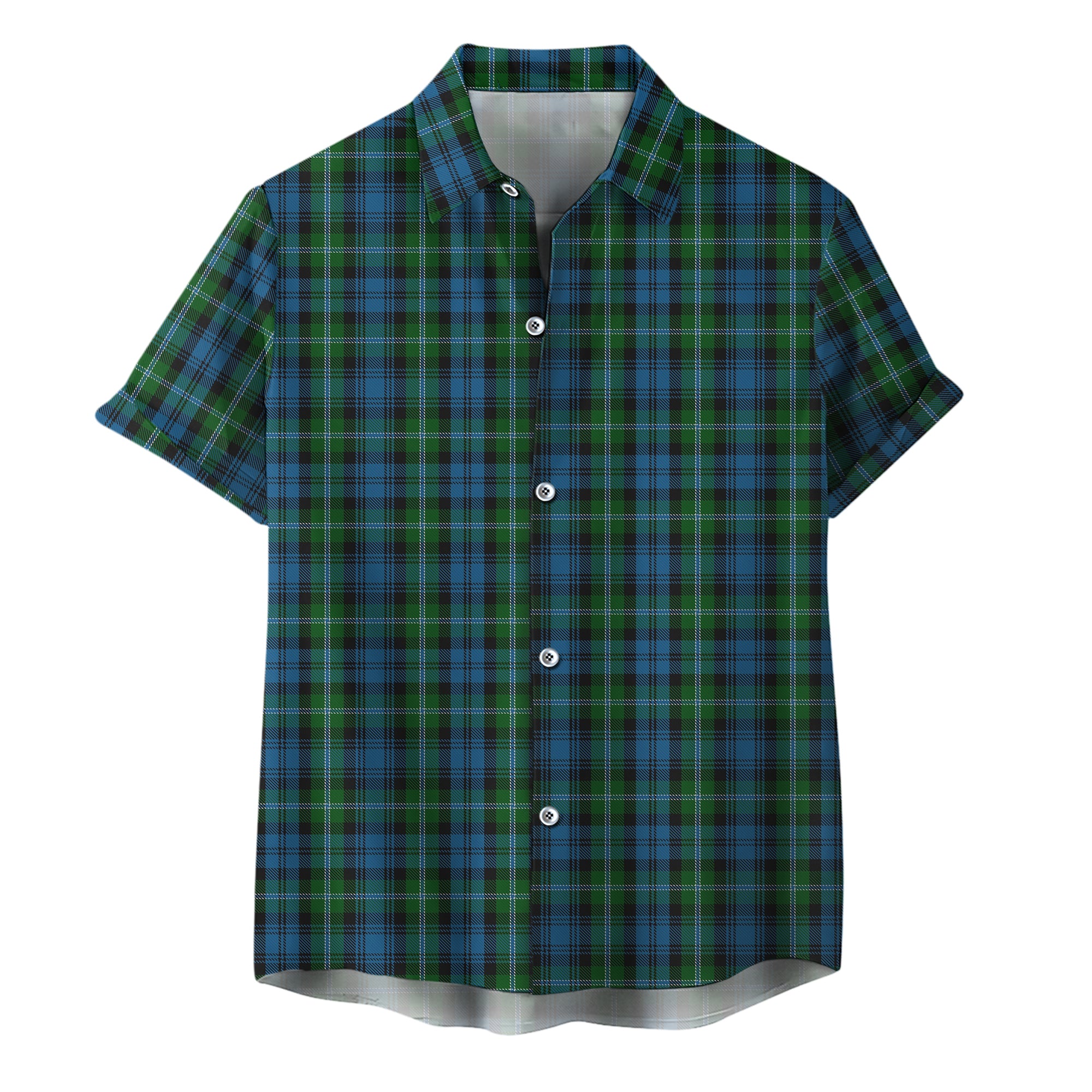 scottish-lyon-clan-tartan-hawaiian-shirt