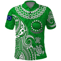 Custom Rarotonga Cook Islands Polynesian Turtle Art Polo Shirt - Wonder Print Shop