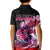 Largemouth Bass Fishing Polo Shirt Pink for Kid - Wonder Print Shop