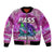 (Custom Personalised) Bass Fishing is Life Hook Sport Largemouth Pink Bomber Jacket LT9 - Wonder Print Shop