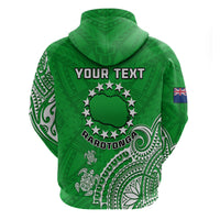Custom Rarotonga Cook Islands Polynesian Turtle ArHoodie - Wonder Print Shop