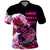 Largemouth Bass Fishing Polo Shirt Pink - Wonder Print Shop